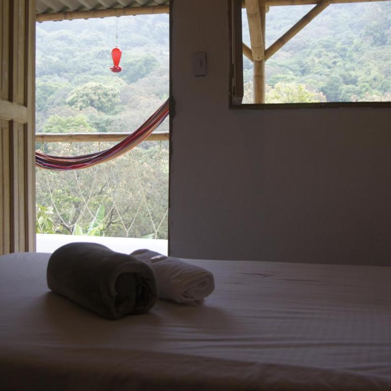 Hostal Vista Verde Minca - Habitación Estándar con baño compartido - 2 camas - 3