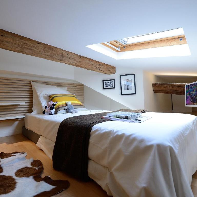 Les Patios du Marais 2 - Studio avec Lit Simple en Mezzanine (3 Adultes) - E5DD Yellow Cake - 7