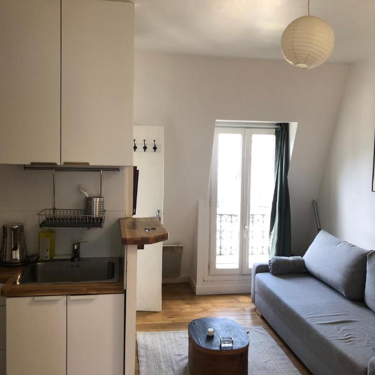 2 pièces sous les toits 6 personnes calme lumineux équipé - Appartement 1 Chambre - 14
