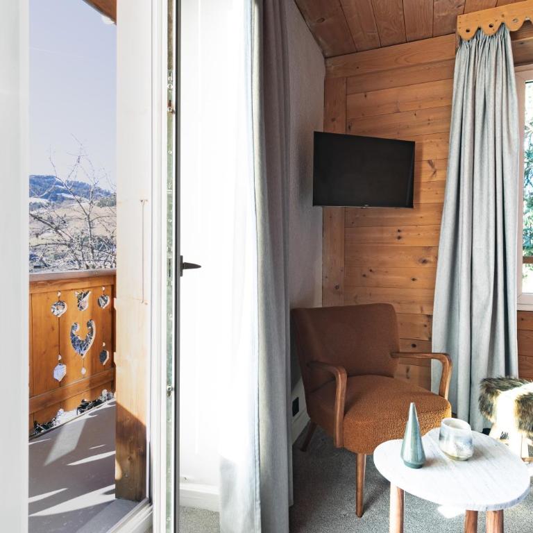 Le Chalet d'Antoine - Centre de Megève - Chambre Double avec Balcon - 6
