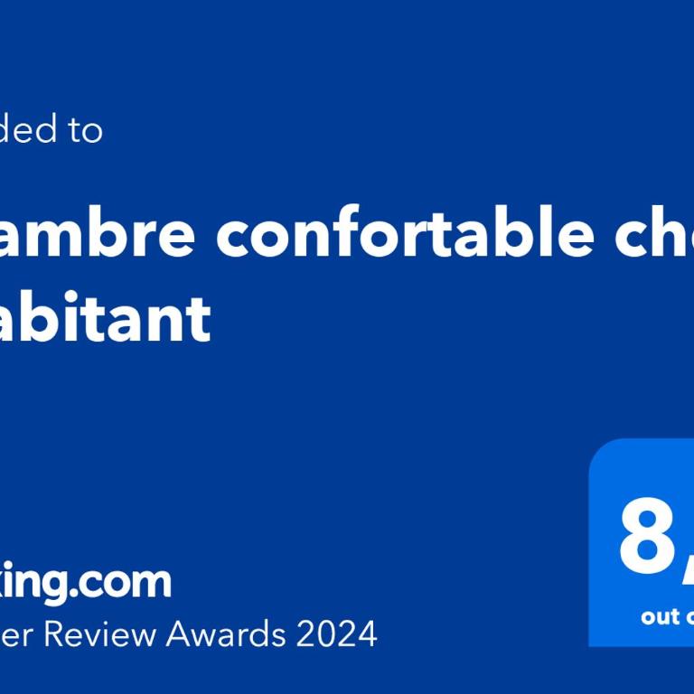 Chambre confortable chez l'habitant - Chambre Double avec Salle de Bains Privative - 1