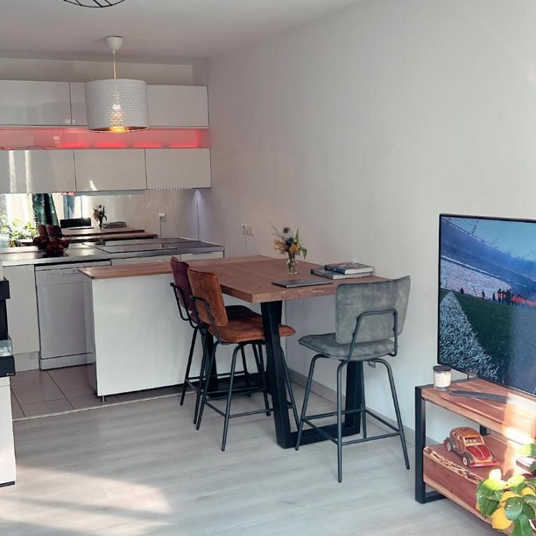 Appartement avec Jardin - La Plaine Saint Denis - Apartment mit 1 Schlafzimmer - 4