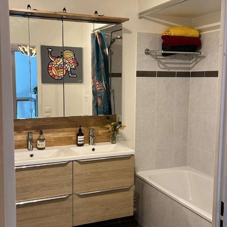Appartement avec Jardin - La Plaine Saint Denis - Apartment mit 1 Schlafzimmer - 6