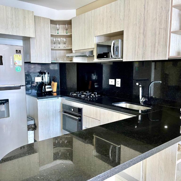 Skyline Nest Modern 1BR with Kitchen - Infinitum -Bocagrande - Apartamento de 1 dormitorio - 10
