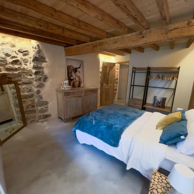 Ancienne ferme rénovée 8 pers, calme, confort, vue montagne et jardin - Maison de Vacances - 25
