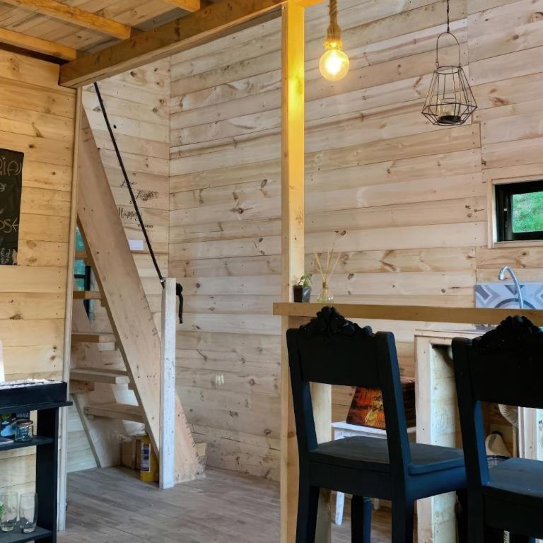 Cabaña con Jacuzzi privado/BBQ y Chimenea ecológica - Chalet de 1 dormitorio - 6