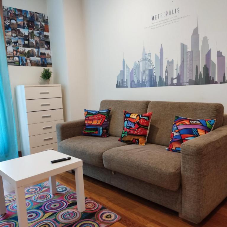 Pleno centro, Terraza, Principe, 5 min casco vello y estación AVE - Apartamento de 1 dormitorio - 28