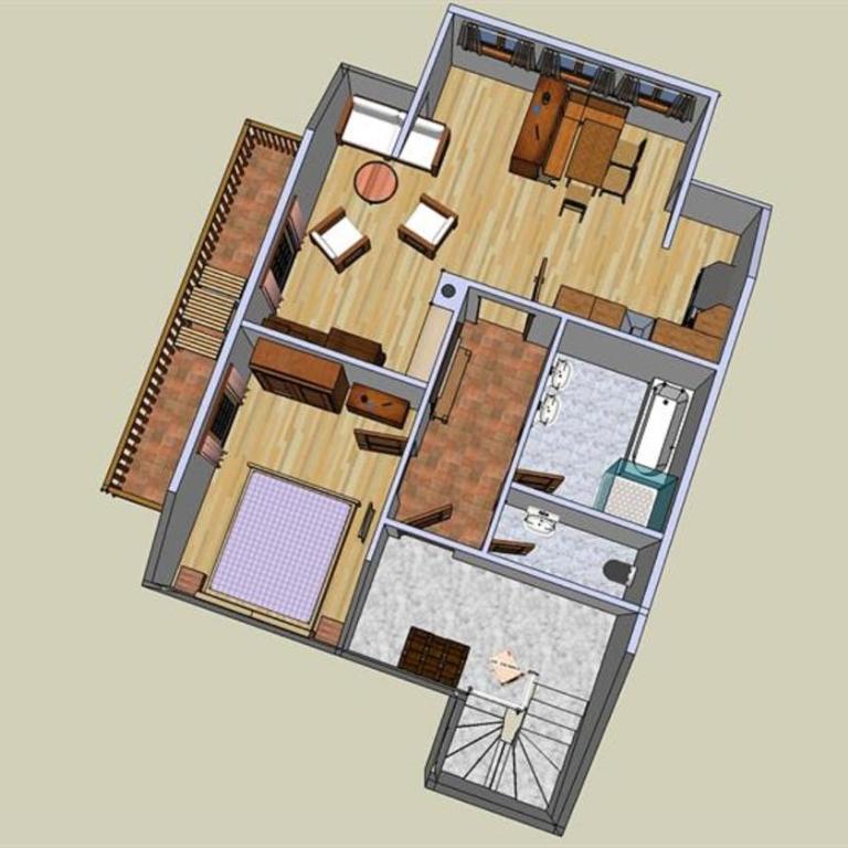Ferienhaus Kögel - Apartment mit 1 Schlafzimmer - 1