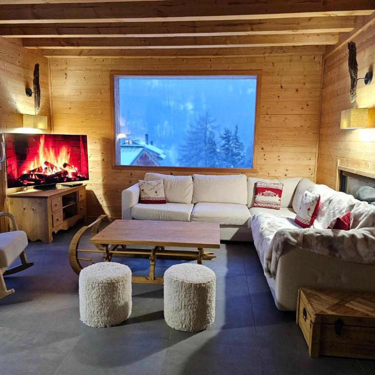 Chalet La Tanière 14 Pers - piscine chauffée et sauna - Vars Saint Marcellin - Chalet - 42