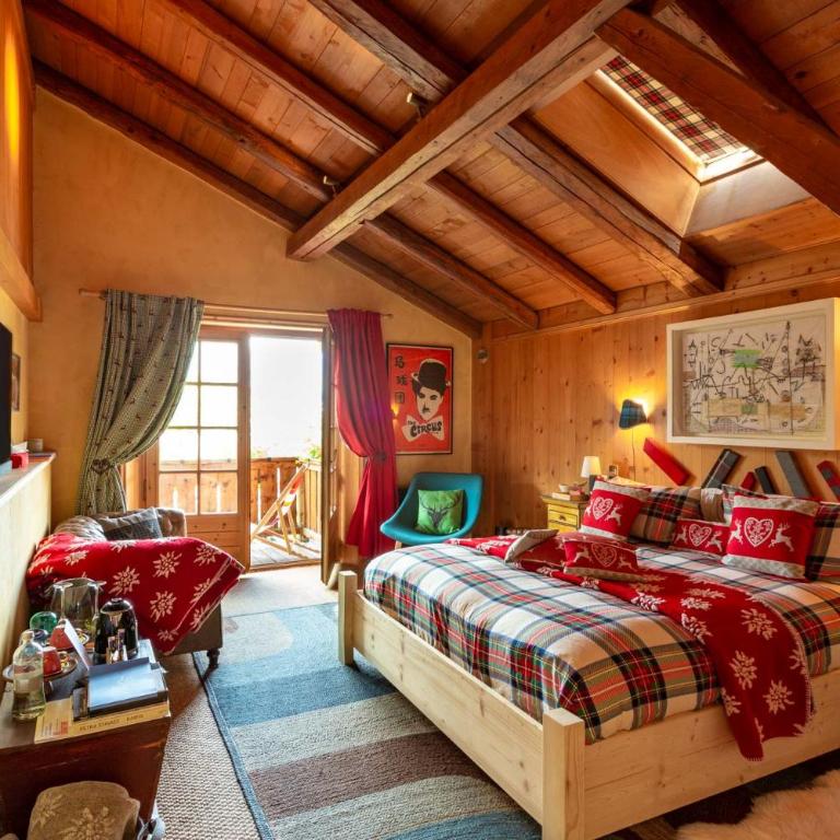 Megève Bois - Relais & Châteaux - Chambre Lit King-Size - Vue sur Montagne - 2
