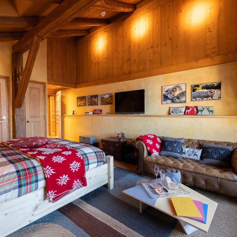 Megève Bois - Relais & Châteaux - Chambre Lit King-Size - Vue sur Montagne - 4