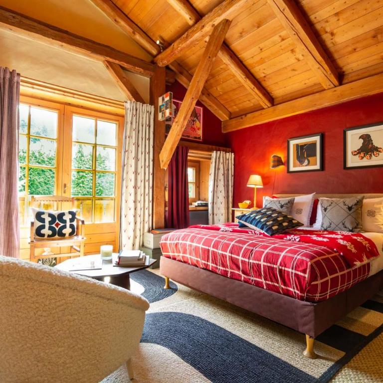 Megève Bois - Relais & Châteaux - Chambre Double Deluxe avec Balcon - 4