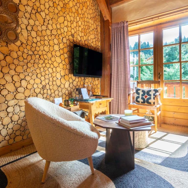 Megève Bois - Relais & Châteaux - Chambre Double Deluxe avec Balcon - 2