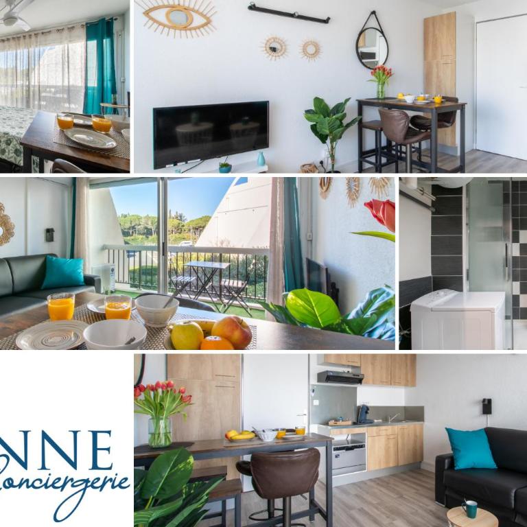 L'Éden des Vacances * clim * Terrasse * wifi *Port - Studio mit Balkon - 2