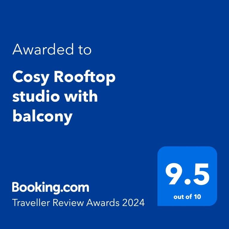 Cosy Rooftop studio with balcony - Apartman sa 1 Spavaćom Sobom - 3