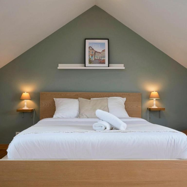 Lille hypercentre-2 bedrooms very bright + parking - Apartment mit 2 Schlafzimmern - 30