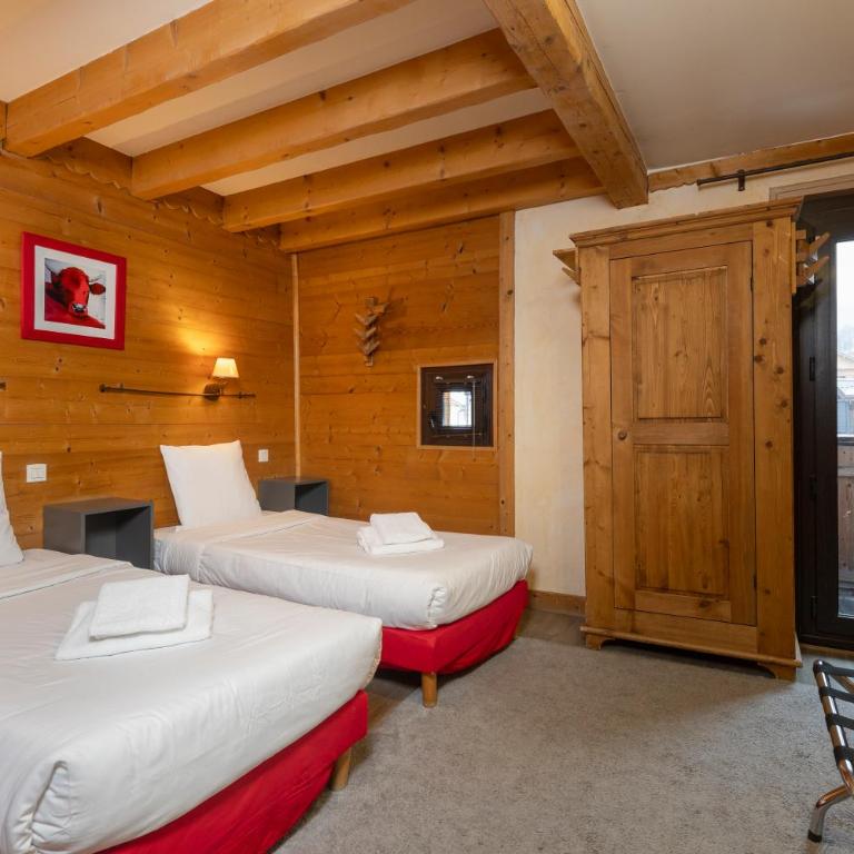 Le Saint Antoine - Chambre Quadruple avec Balcon - Côté Mont Blanc - 5