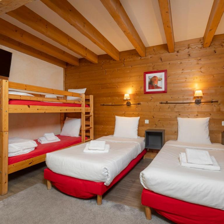 Le Saint Antoine - Chambre Quadruple avec Balcon - Côté Mont Blanc - 2