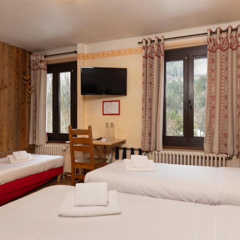 Le Saint Antoine - Chambre Triple avec 3 Lits Simples - Côté Vallée - 2