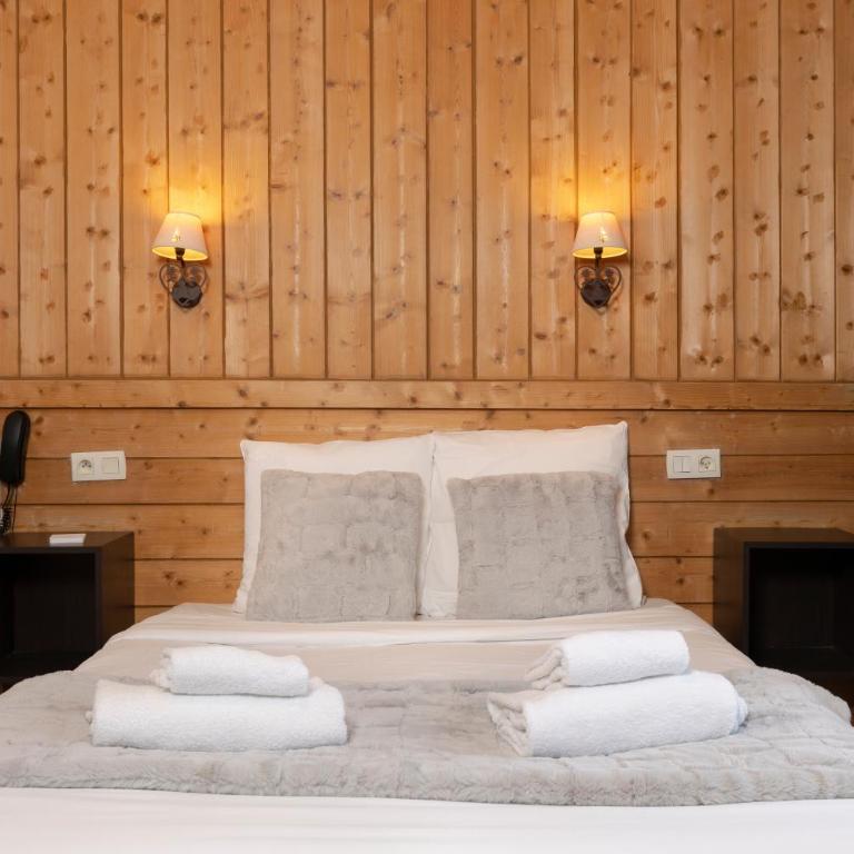 Le Saint Antoine - Chambre Double avec Balcon Côté Mont Blanc - 4