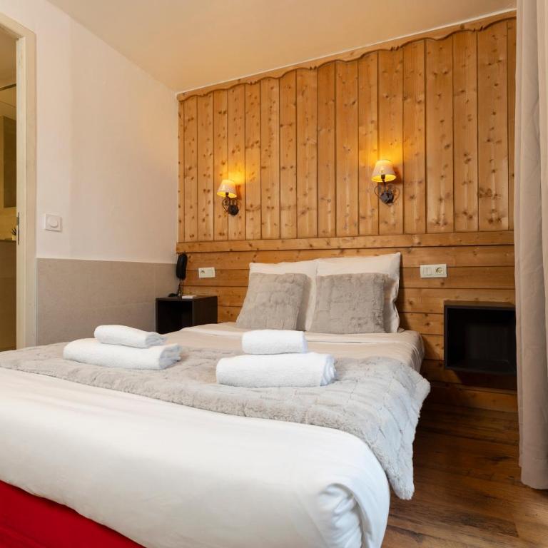 Le Saint Antoine - Chambre Double avec Balcon Côté Mont Blanc - 3