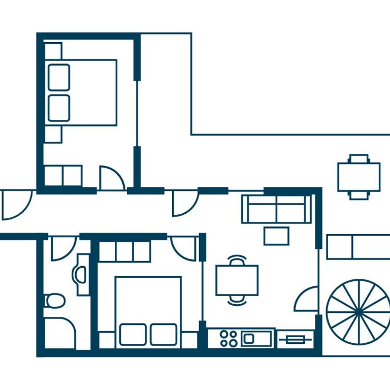 Der Blaue Reiter - Appartamento con 2 Camere da Letto - 6