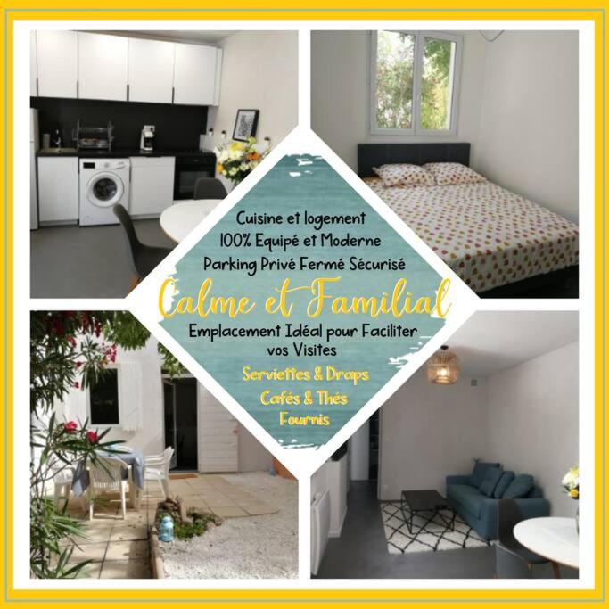 Villa au Calme avec Extérieur et parking gratuit aux portes d'Aix et Marseille Emplacement idéal - Villa 2 Chambres - 1