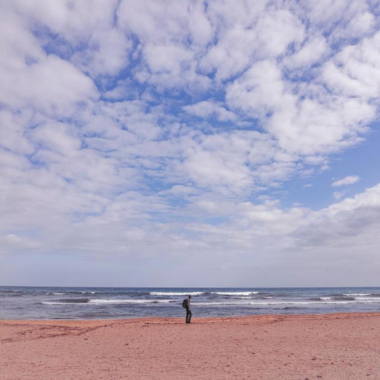 Apartamento ROSA del MAR Playas de Vera Ático en Primera Línea de Playa Piscina al Aire Libre Aparcamiento Gratuito WiFi Muy Rápido Acogedor con Calefacción - Appartement 2 Chambres - 60