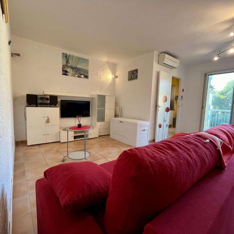 Appartement climatisé à Cavalaire-sur-Mer, 2 pièces, parking privé, proche plages et commerces - FR-1-226B-181 - Appartamento - 5