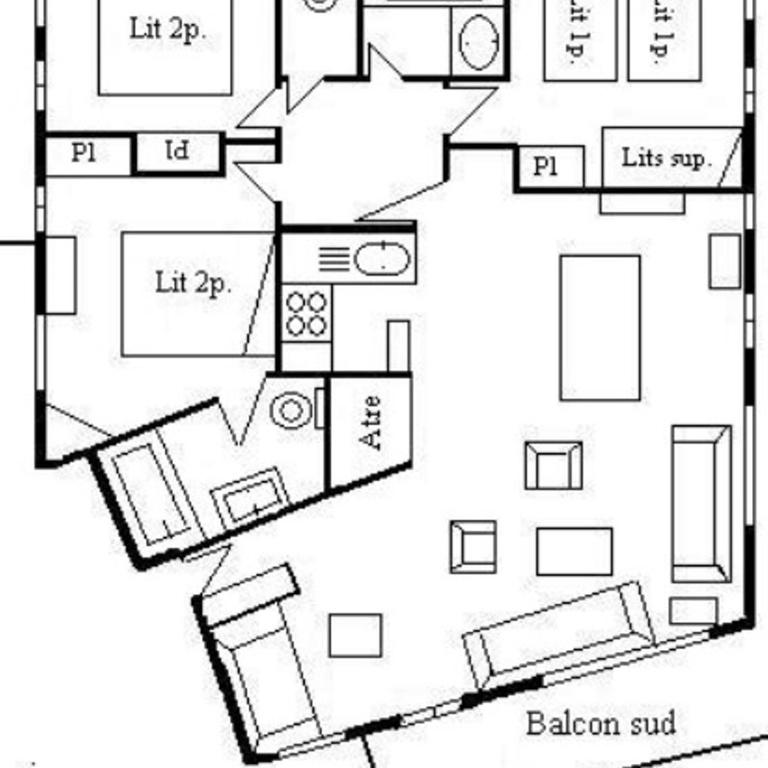 Appartement skis aux pieds Méribel Chaudanne avec parking et cheminée - FR-1-411-937 - Appartamento - 10