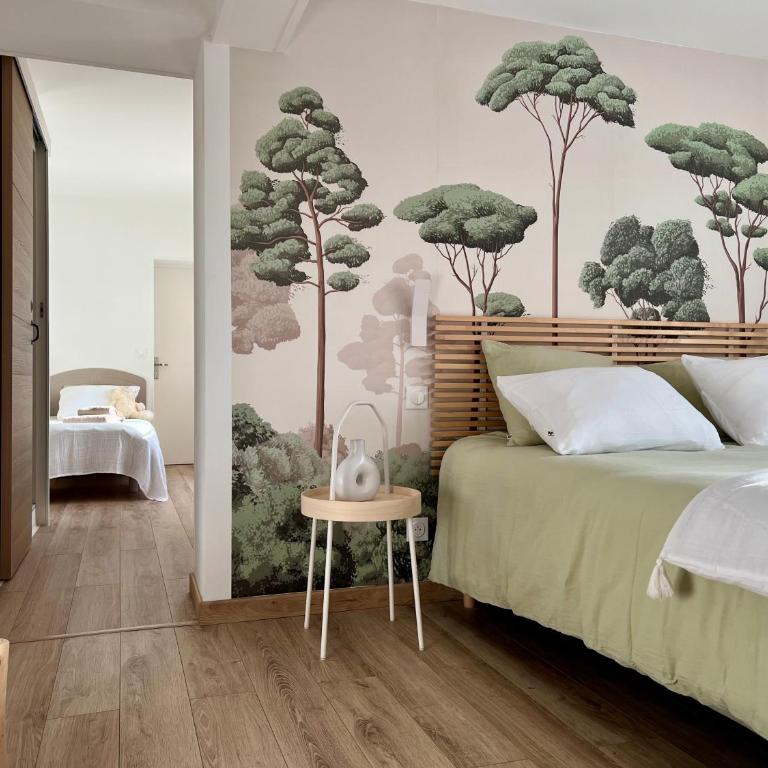 Au Bonheur Dezange - Chambre Familiale - Vue sur Jardin - 2