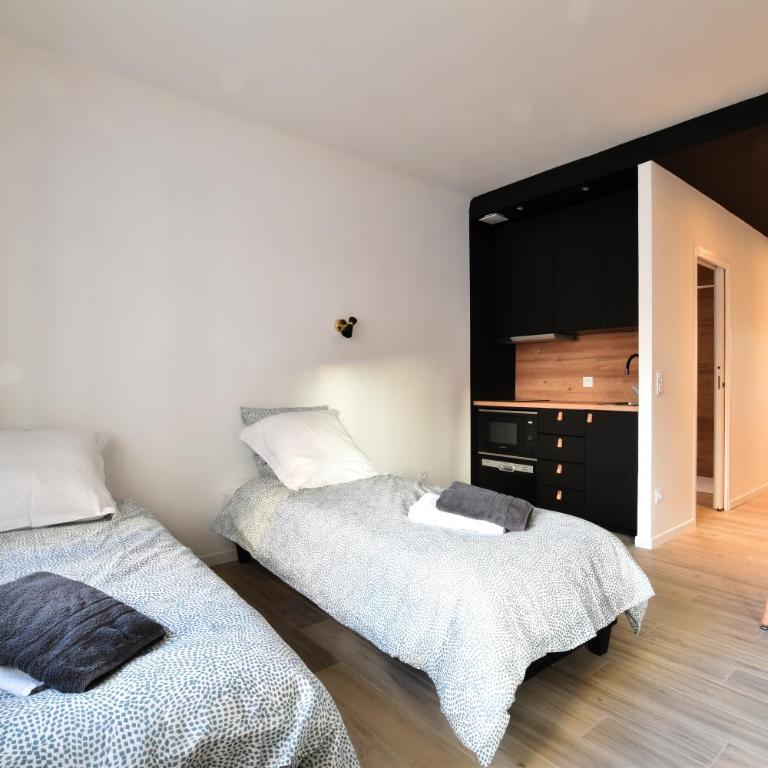 centre ville grand studio neuf climatisé +balcon - Estudio - 5