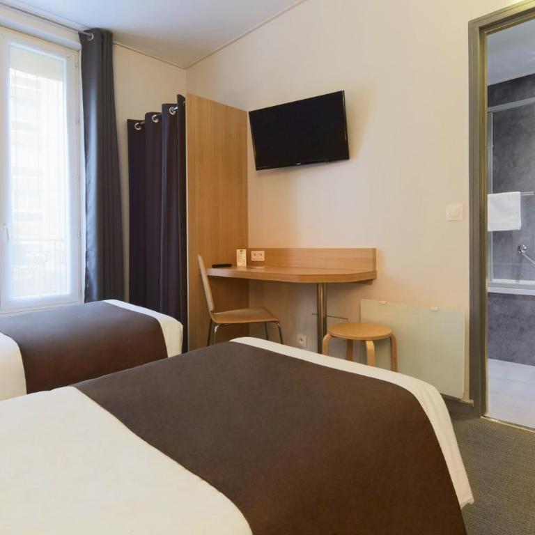 Hotel Paris Villette - Chambre Lits Jumeaux - 1