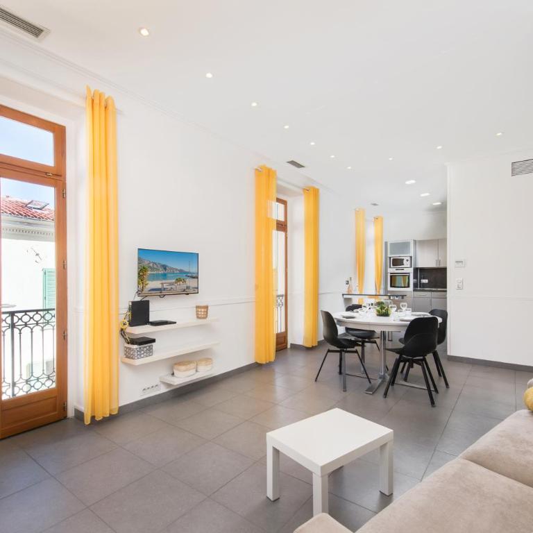 MARNE III - SPACIEUX 3-4 PIÈCES - Carré d'Or Menton - Apartment mit 3 Schlafzimmern - 4