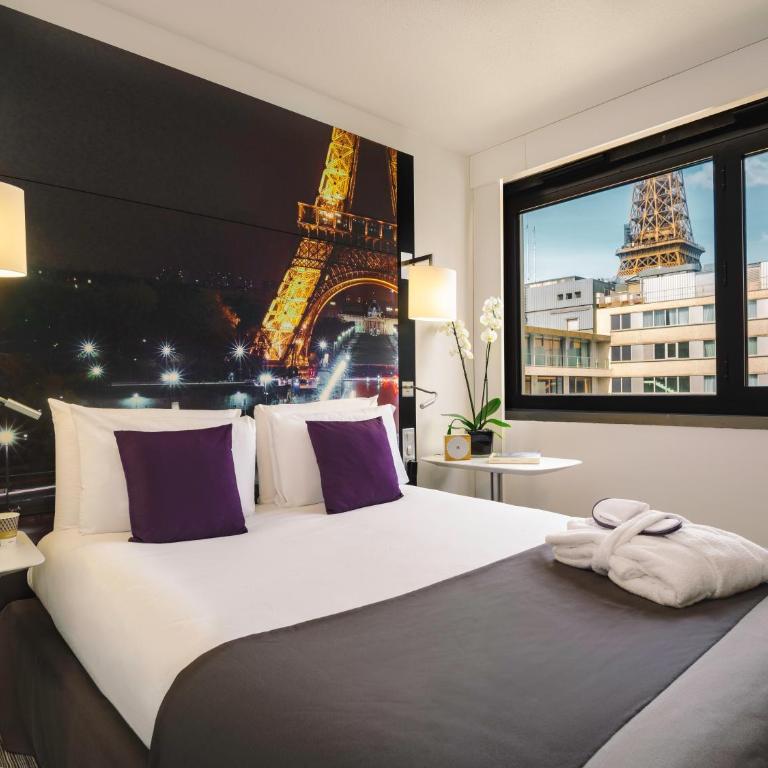 Mercure Paris Centre Tour Eiffel - Chambre Double Privilège - Vue sur Tour Eiffel - Étage Supérieur - 5