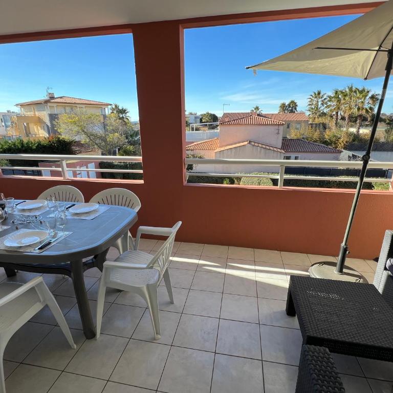 LES TERRASSES DE SAVANNA Joli 2 pièces cabine piscine Rochelongue Cap d'Agde - Superior Apartment - 12
