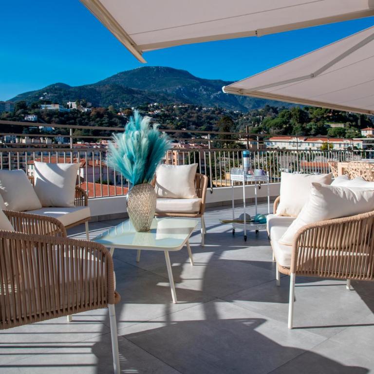 Résidence Hôtelière Chambord au coeur de Menton - entièrement rénovée - Penthouse - 8
