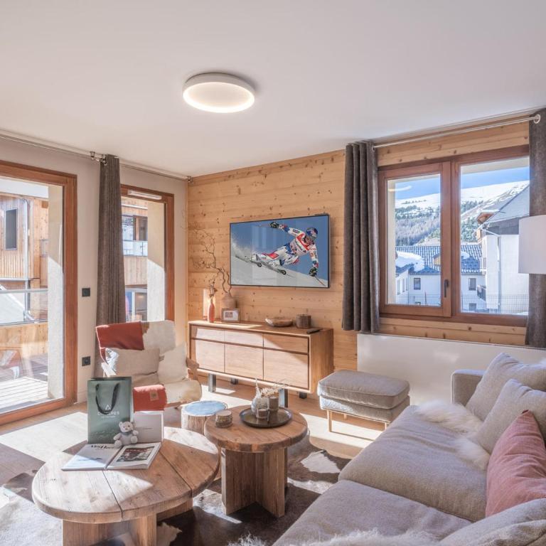 Charmant appartement 3 pièces avec balcon et wifi à Huez - FR-1-645-52 - Appartement - 7