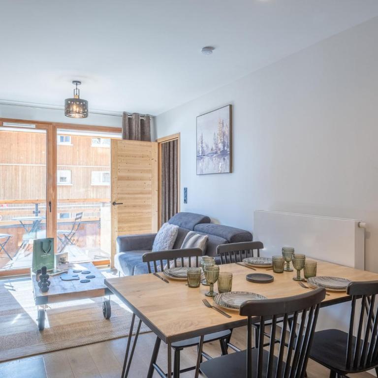 Appartement moderne avec parking dans Les Fermes de l'Alpe - FR-1-645-65 - Appartement - 9