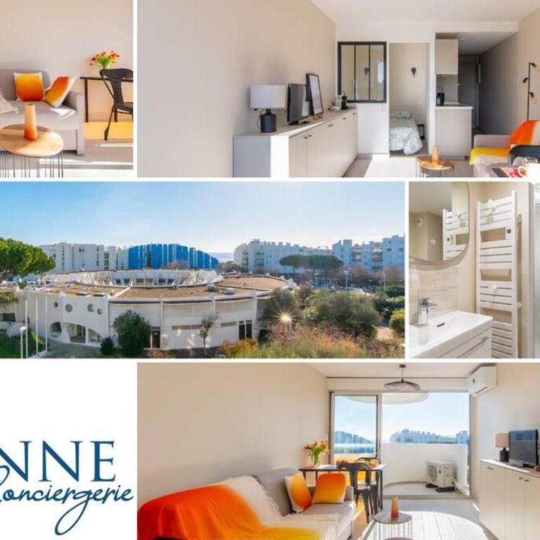 Cap sur le sud * Vue Mer * Clim * Parking * wifi * Couchant * - Deluxe Studio - 2