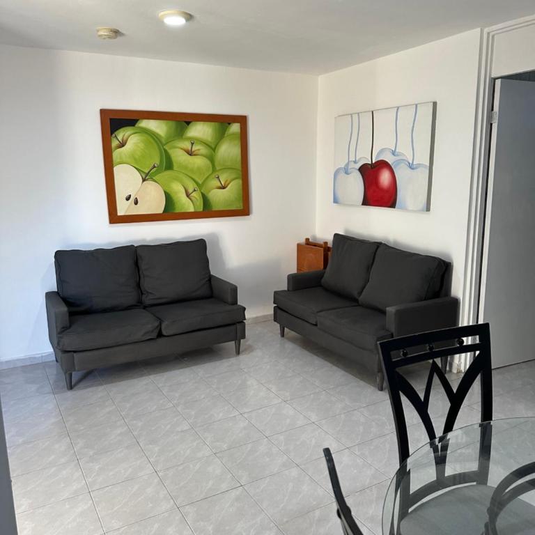 Apto comodo, muy cerca de playa 101 - One-Bedroom Apartment - 13