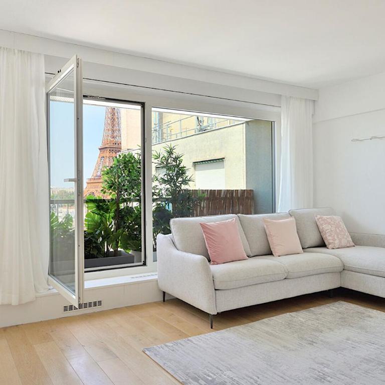 Top Floor Million Dollar View Eiffel Tower, 2 beds, 4 people - Appartement 1 Chambre - 4