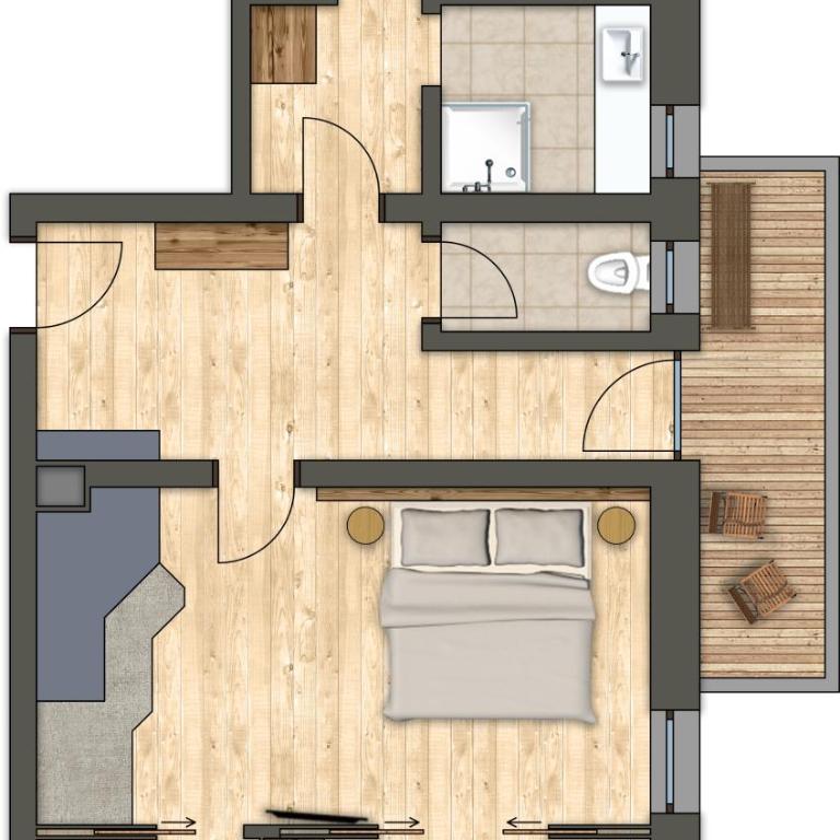 Habachklause Familien Bauernhof Resort - Deluxe Suite mit 3 Schlafzimmern (2 Erwachsene + 4 Kinder) - 11