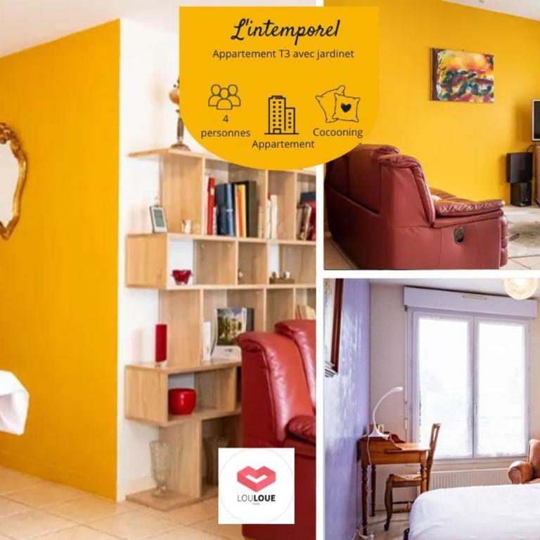 L'Intemporel - Appartement T3 avec jardinet - Appartement 2 Chambres - 1