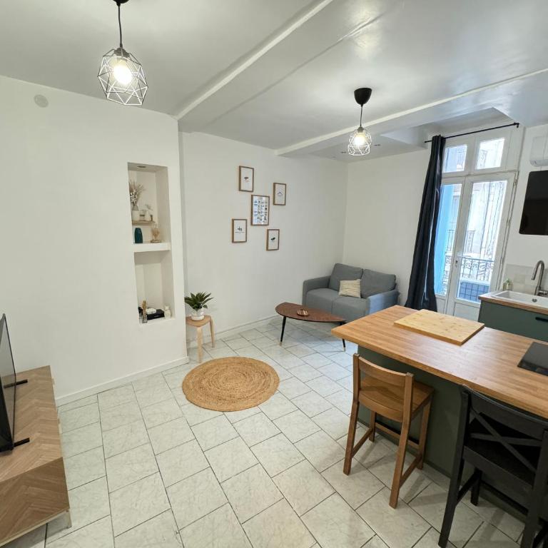 Le ROUSTAN - Halles à 2 mins - WIFI - CLIM - Apartment mit 1 Schlafzimmer - 7