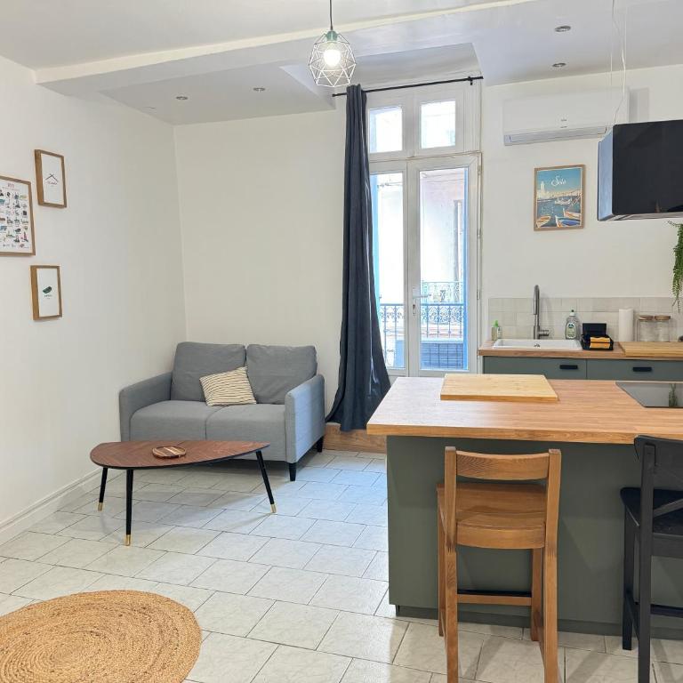 Le ROUSTAN - Halles à 2 mins - WIFI - CLIM - Apartment mit 1 Schlafzimmer - 5