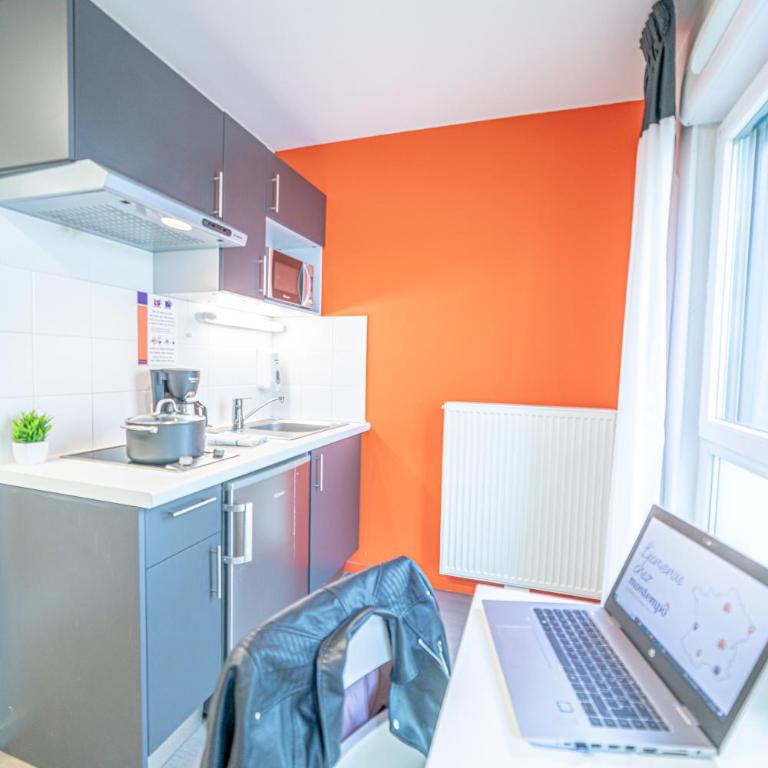 Montempô Appart'Hôtel Toulouse Balma - Appartamento Monolocale - Letti Singoli - 1