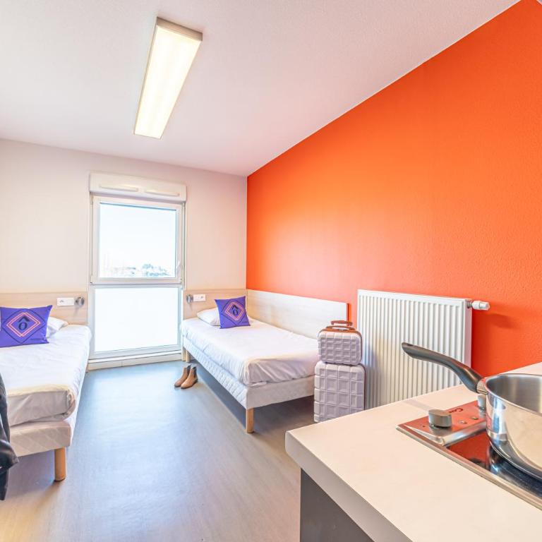 Montempô Appart'Hôtel Toulouse Balma - Appartamento Monolocale - Letti Singoli - 3