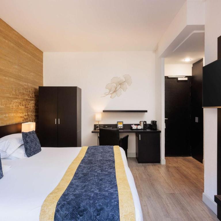 Best Western Plus Hôtel Massena Nice - Chambre Lit King-Size Deluxe avec Balcon - 12