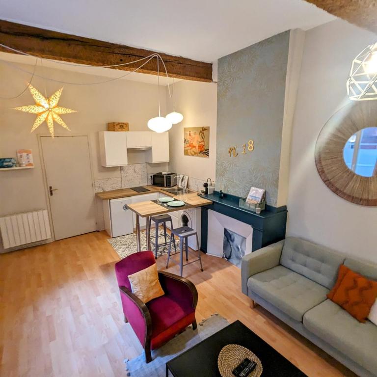 "Le 18", Appartement Cocon, Hyper Centre Toulouse - Apartment - 5